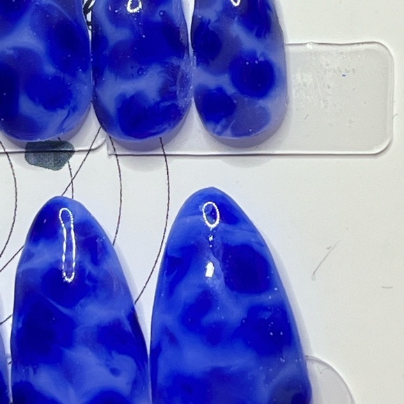 Press on gel nails. Handmade. “Water Ice” - Picture 5 of 6